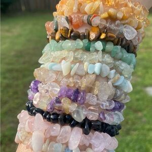 2 for $20 Crystal Chip Bracelets